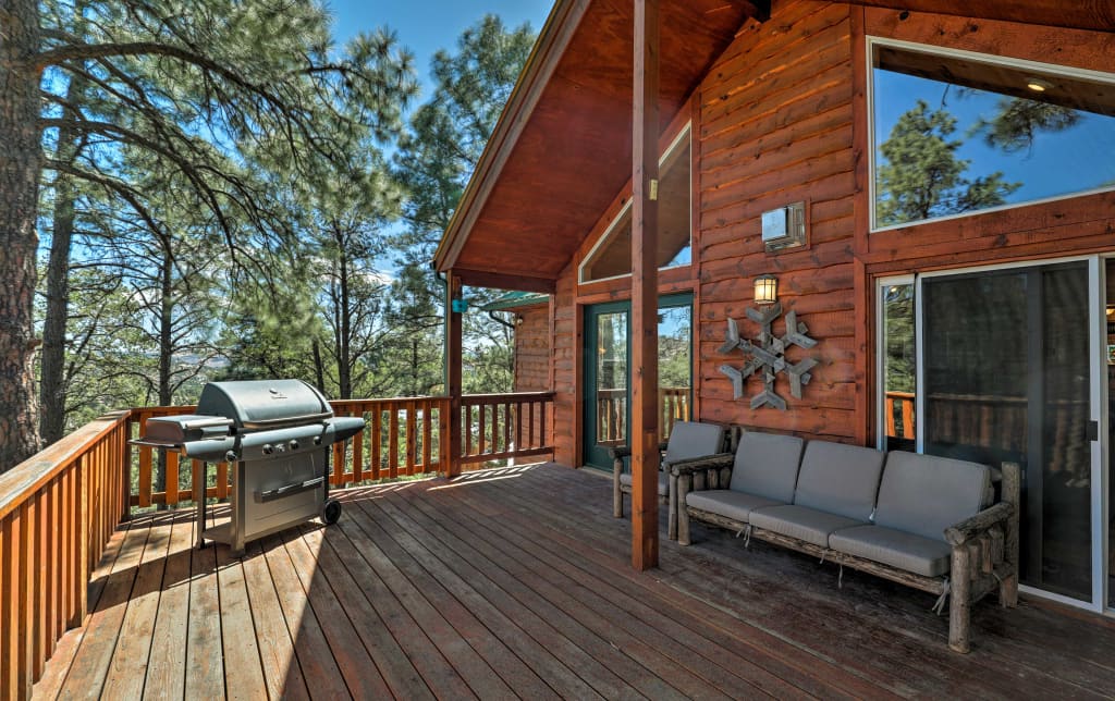 High Lonesome Ruidoso Home W Hot Tub Grill Deck