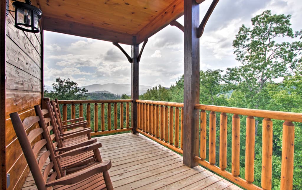 Smokies View Gatlinburg Falls Luxury Cabin