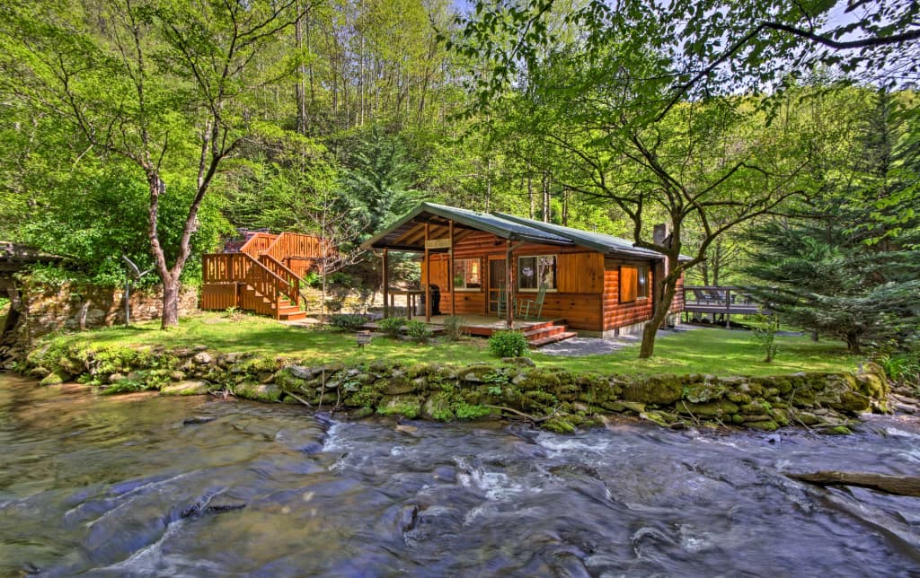 Bryson City Cabin W Fire Pit On Coopers Creek