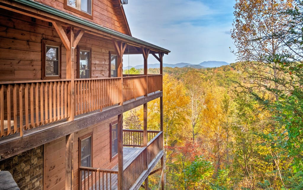 Pigeon Forge Area Cabin W Mountain Views Hot Tub