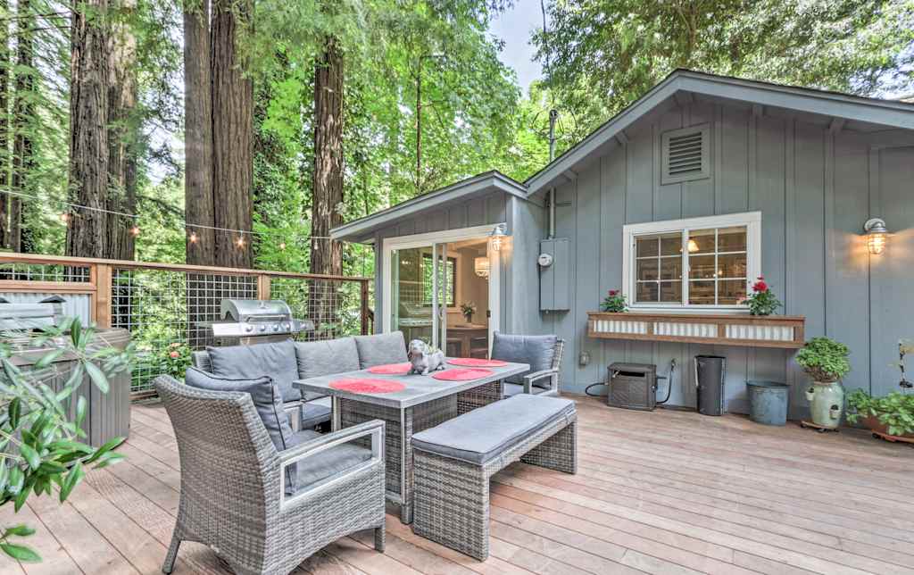Guerneville Cabin 2 Mi To Armstrong Redwoods