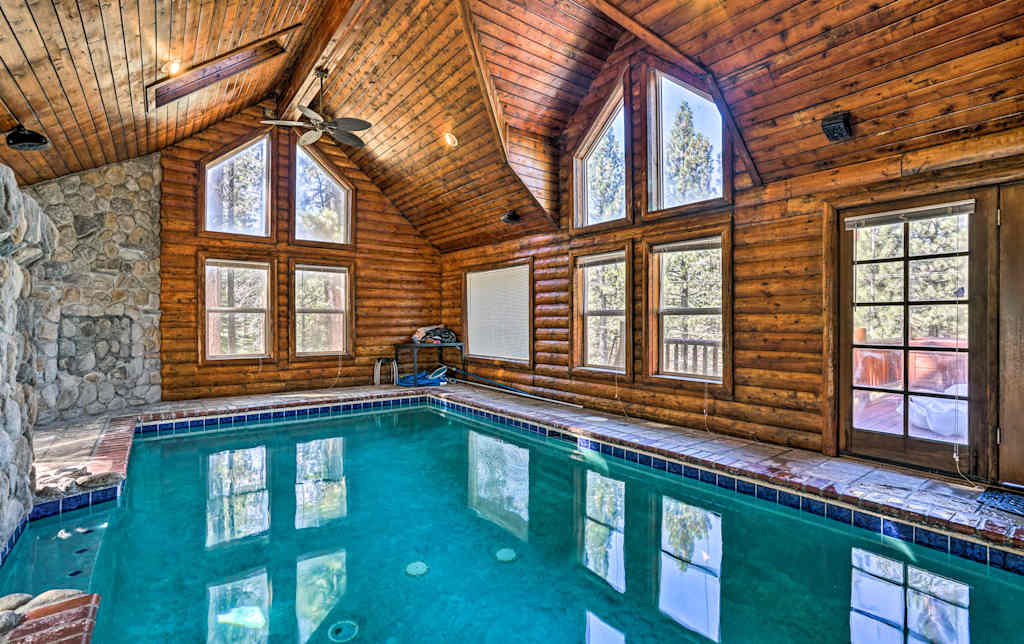 S Lake Tahoe Home W Private Indoor Pool Hot Tub