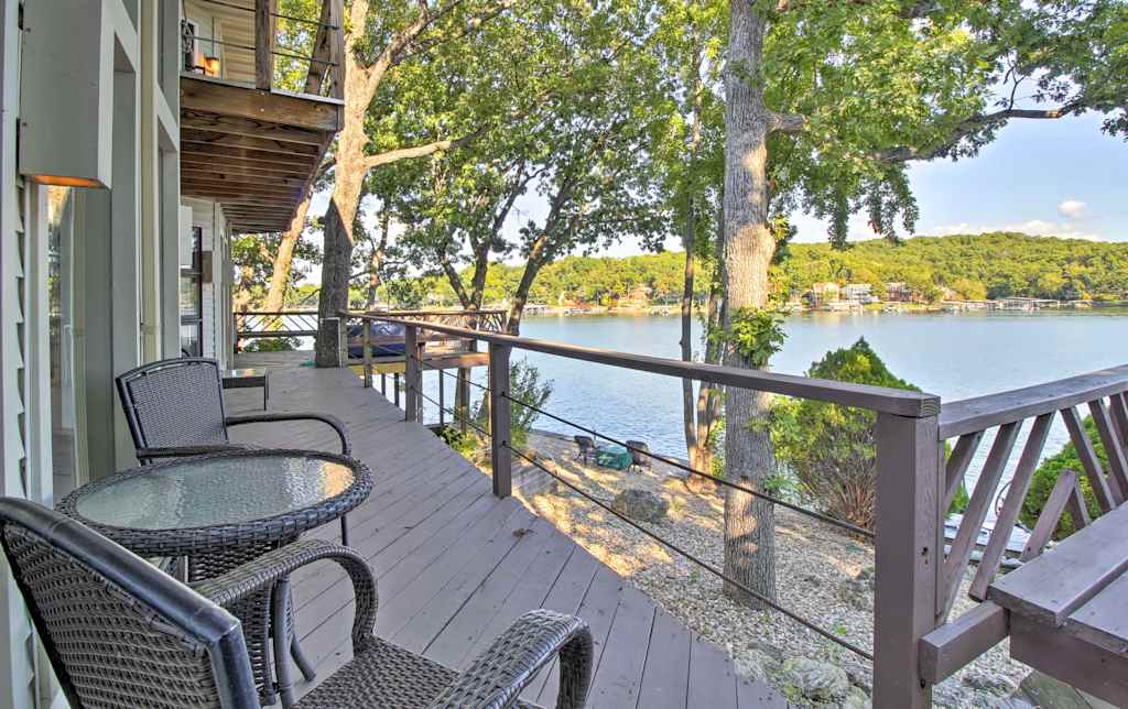 New Waterfront Sunrise Beach Home W Hot Tub Dock