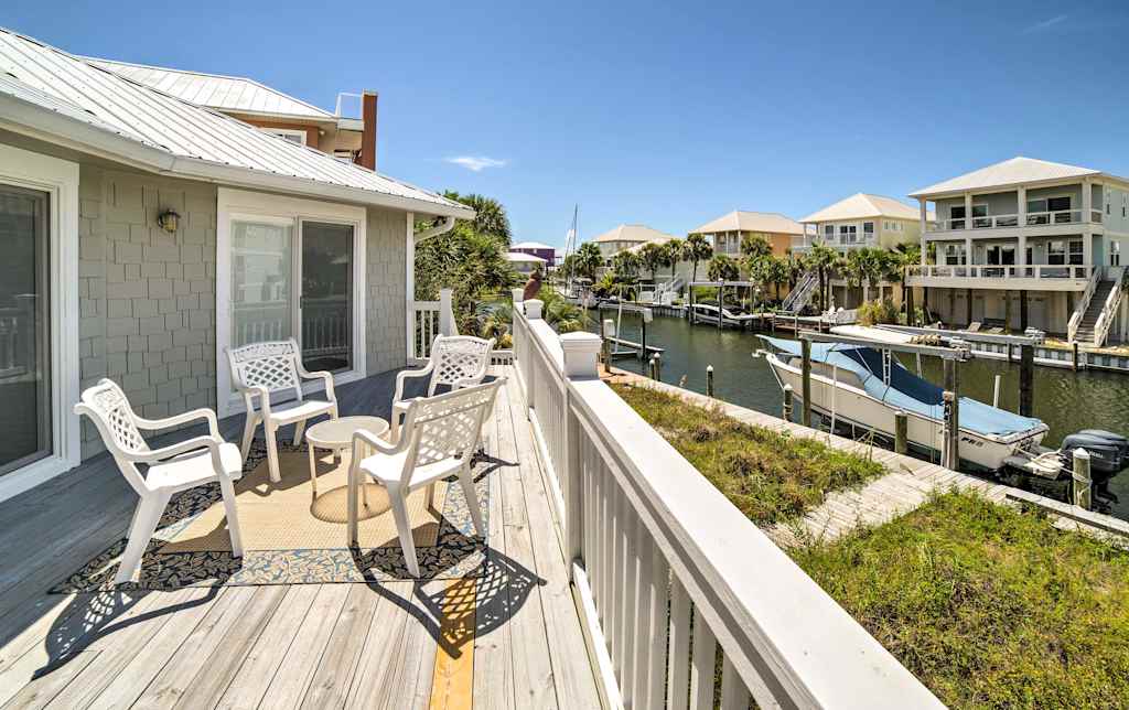 New Navarre Beach Home Channel Access Dock