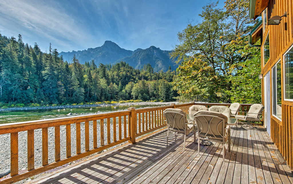 New Waterfront Cabin On Skykomish River W Fire Pit