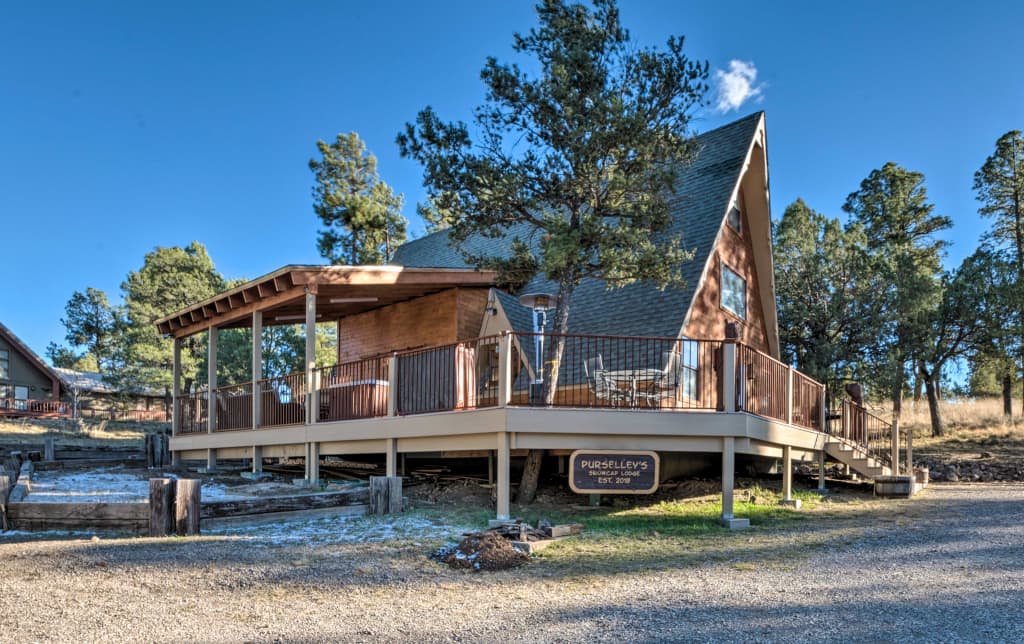 New Snowcap Lodge Ruidoso Cabin W Hot Tub Views