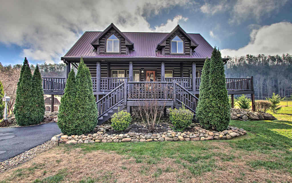Bear On The Stair Smoky Mtn Cabin W Hot Tub