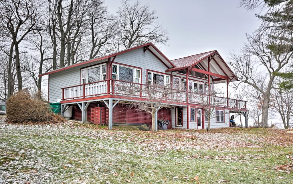 Thousand Island Cottage W Dock Floating Raft