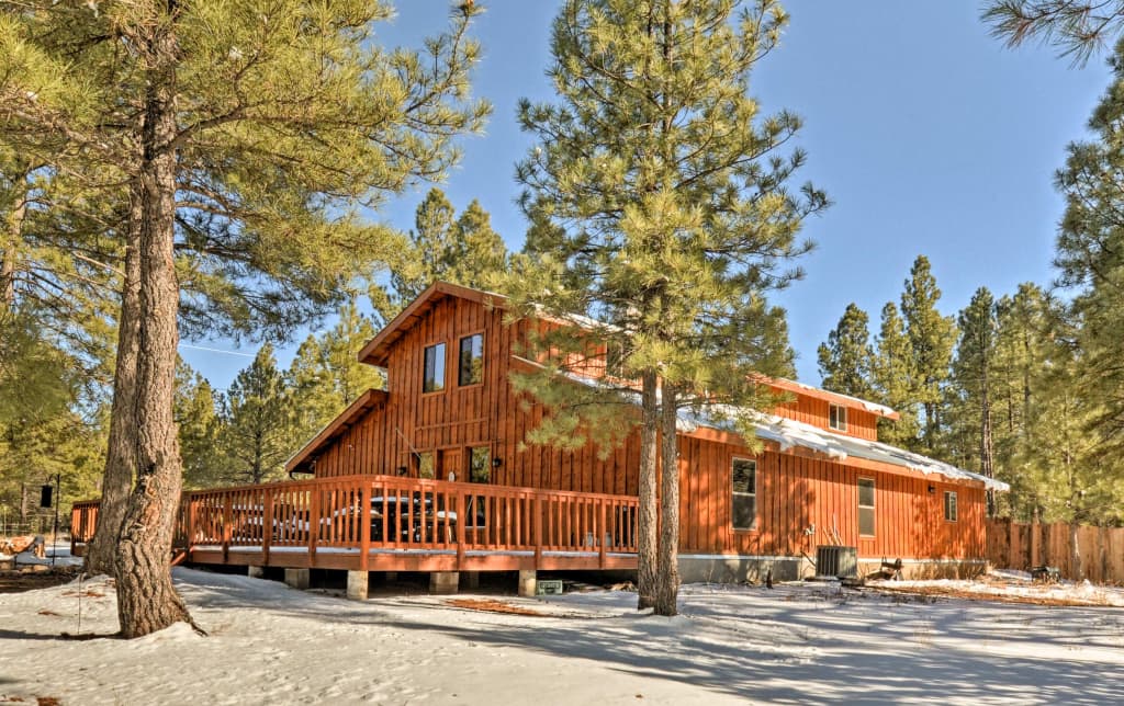 Flagstaff Cabin W Fireplace Fire Pit On 5 Acres