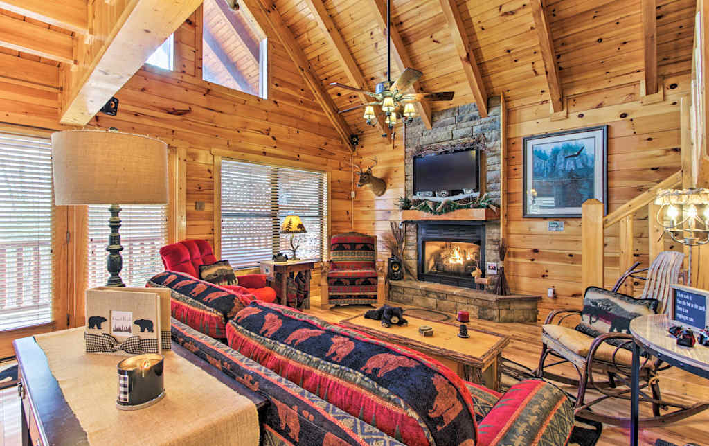 Smoky Mtn Cabin Mins To Pigeon Forge Dollywood