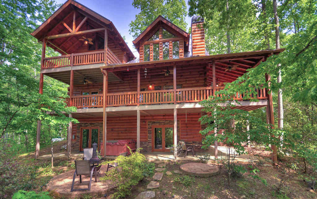 Luxe 6 Acre Blue Ridge Cabin W Hot Tub Evolve Vacation Rental