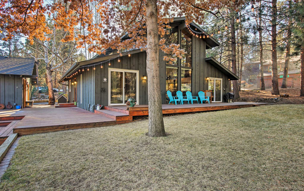 Rustic Bend House W Deck Fire Pit Yard