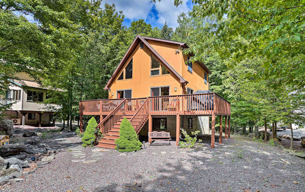 Lake Ariel Cabin W Deck Lake Pool Ski Access