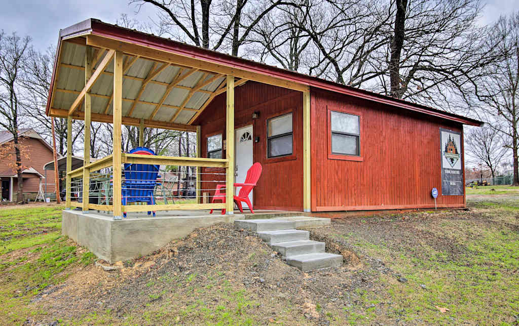 Porum Studio Cabin W Dock On Eufaula Lake