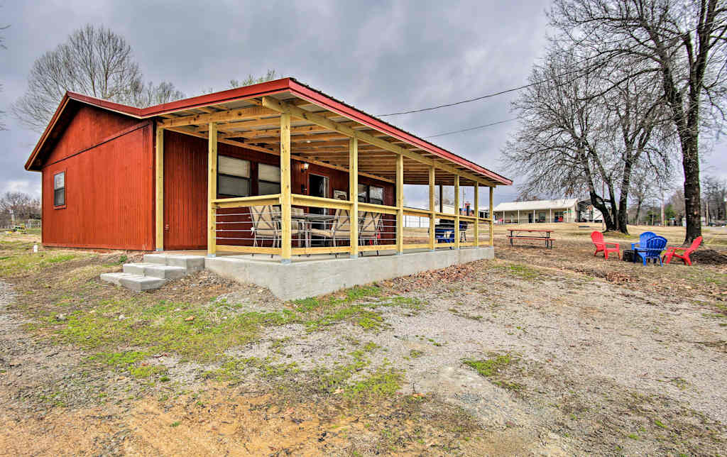 Porum Cabin Nestled On Eufaula Lake W Grill