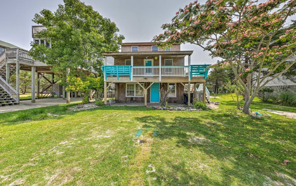 Outer Banks Cottage Walk To Frisco Beach