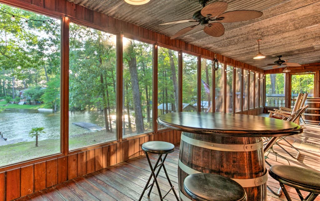 Lakefront Toledo Bend Cabin W Dock Grill