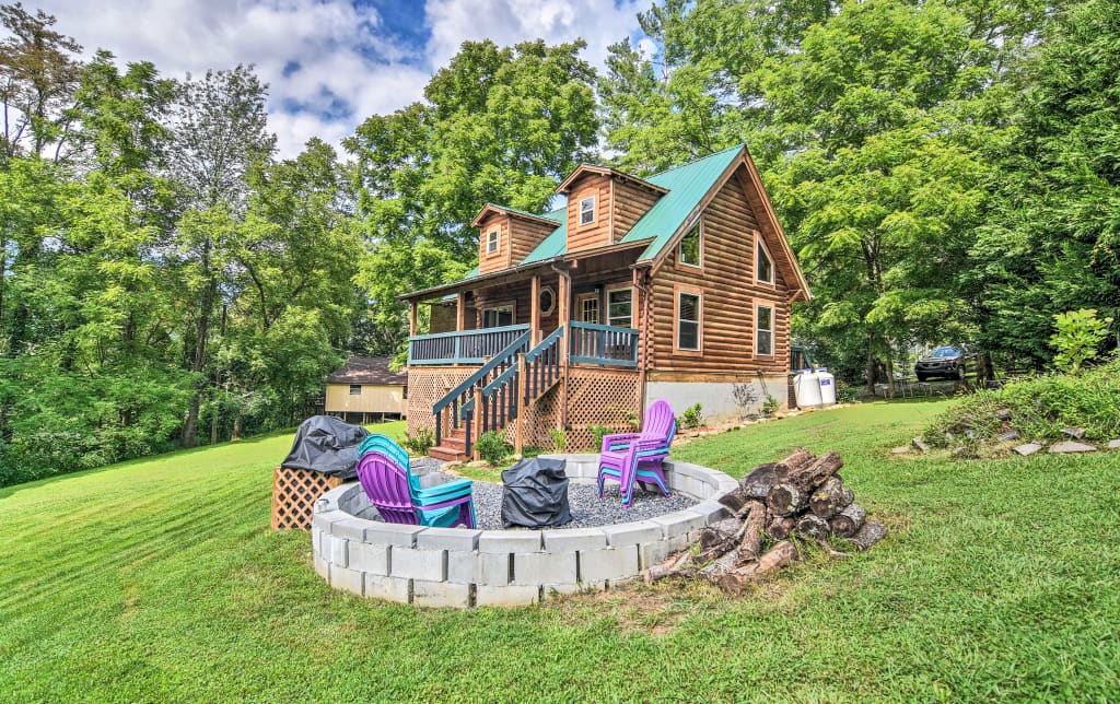 Maggie Valley Cabin W Game Room Fire Pit