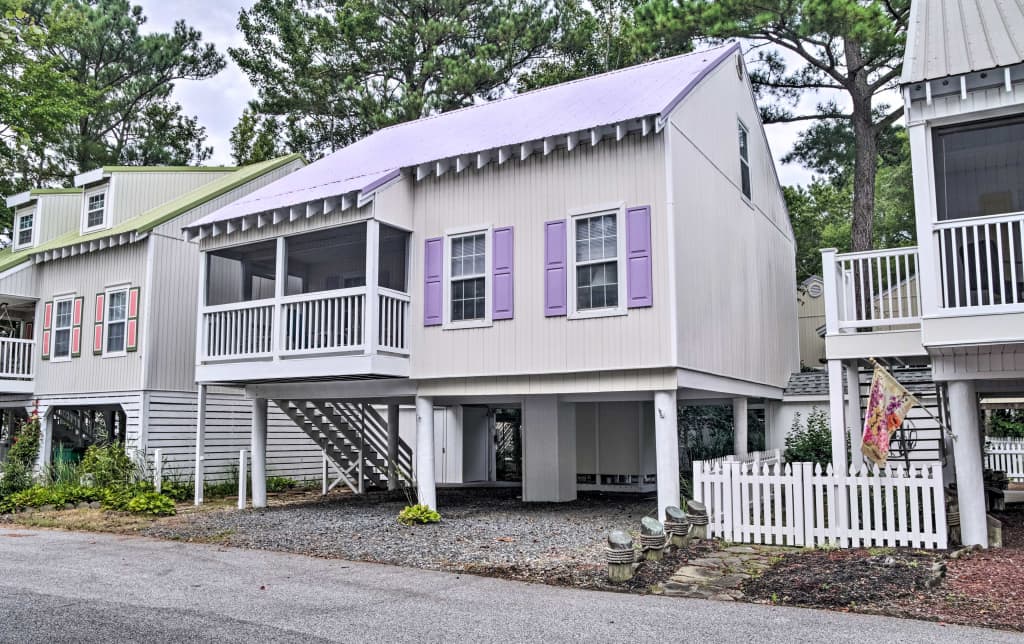 Bethany Beach Cottage W Porch 400yds To Beach