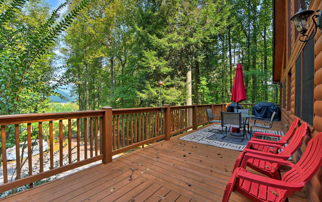 Hilltop Andrews Log Cabin W Game Room Views