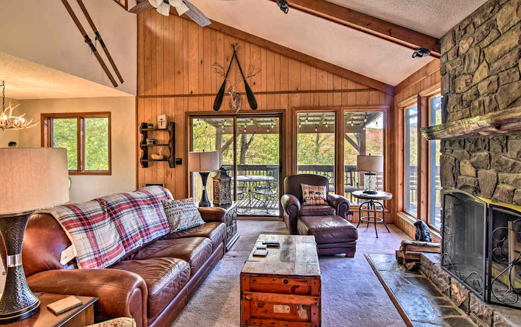 Cabin In Woods W Fire Pit 2 Mi To Beech Mtn