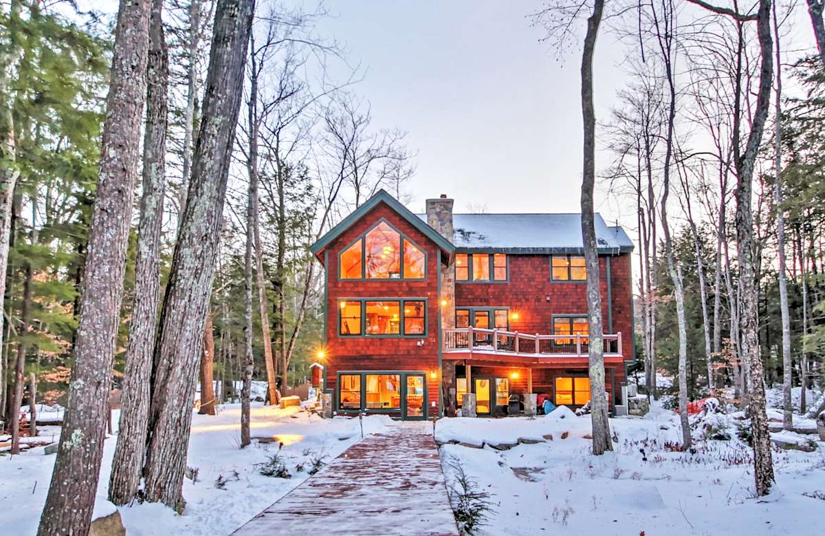 Spacious Alton Home Directly On Lake Winnipesaukee