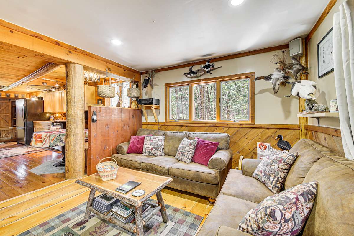 Rustic Searsport Cabin Loft + Sunroom on 10 Acres Evolve