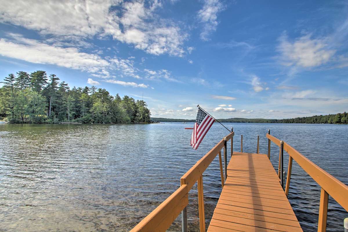 Family Cabin w/Beach Access on Panther Pond Raymond, ME Evolve
