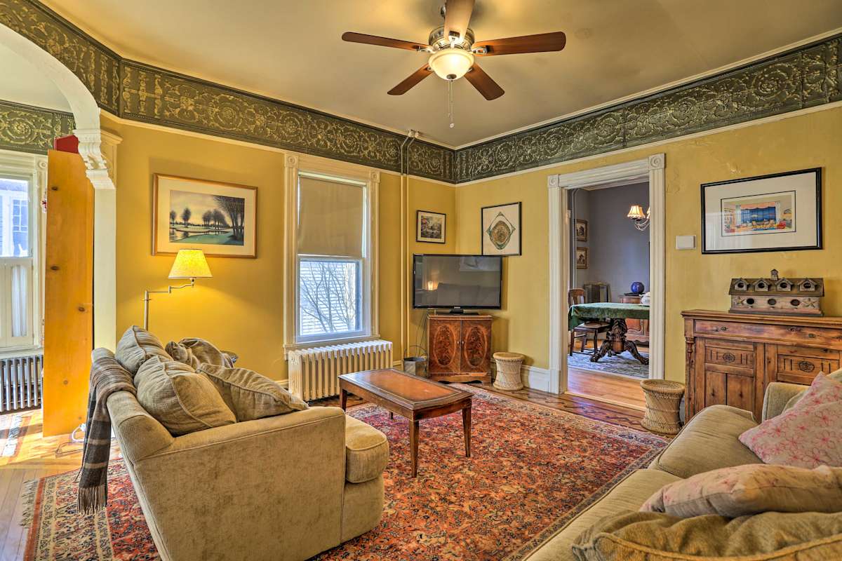 Historic House w/ Record Player, Walk to Downtown! Roxbury, NY Evolve