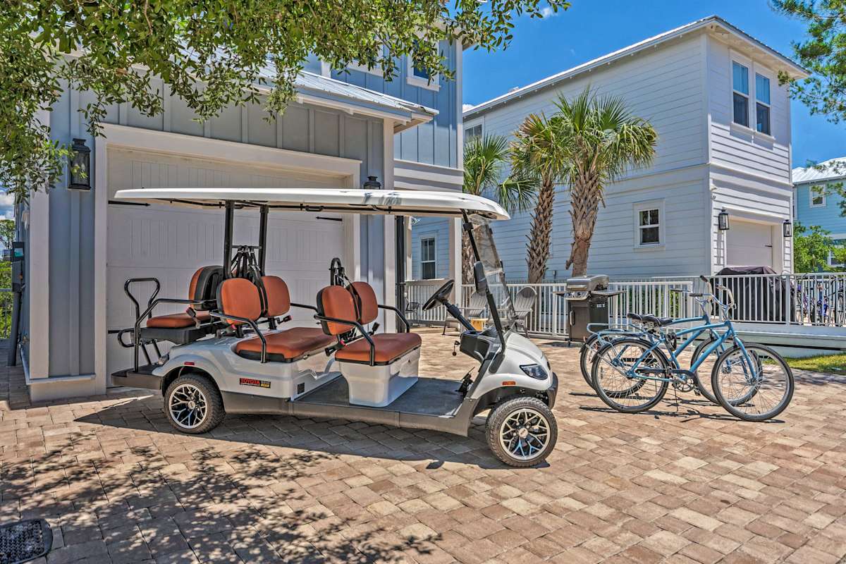 Beach House Right off 30 A w/ Golf Cart! Santa Rosa Beach, FL Evolve