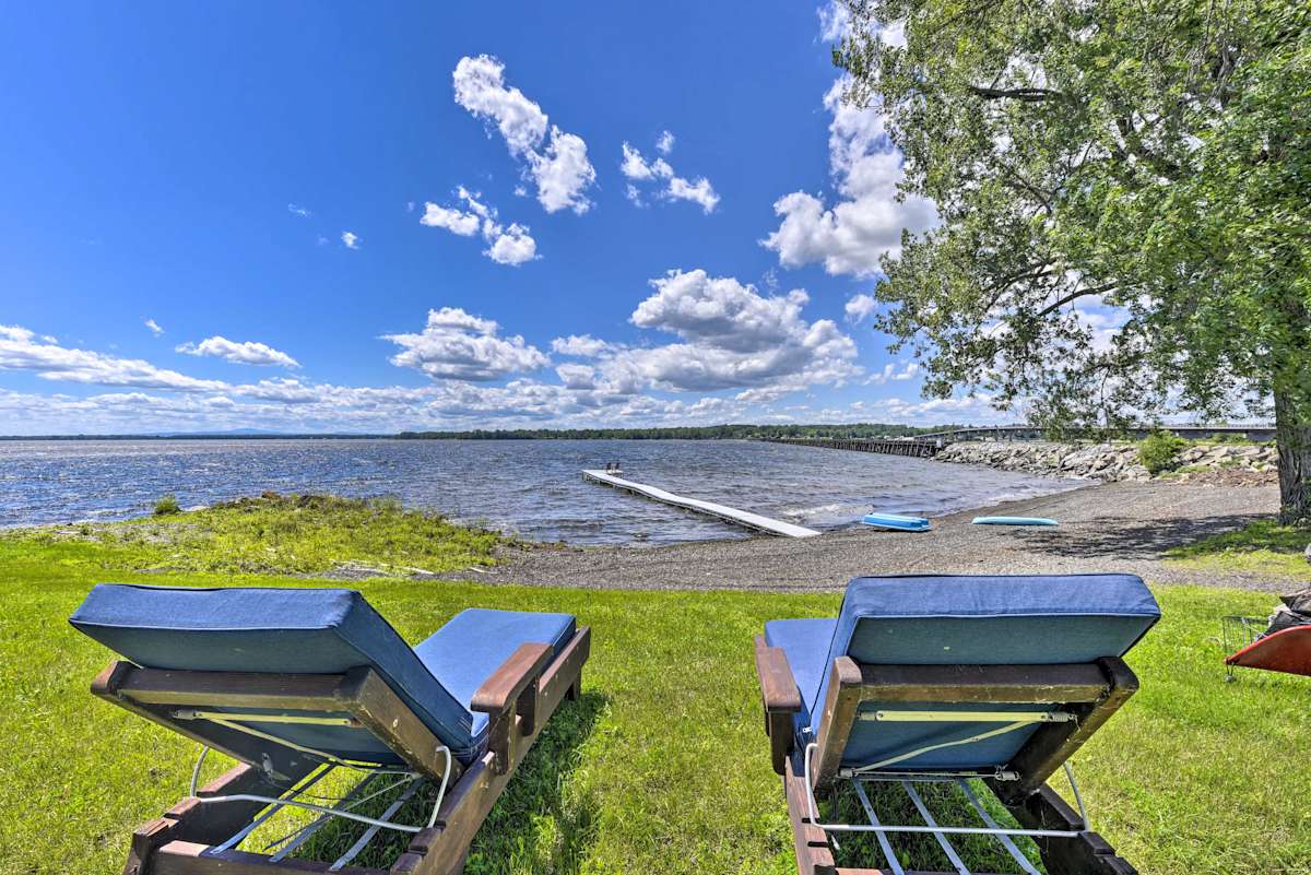 Lakefront Retreat w/ Shared Dock & Fire Pit! Swanton, VT Evolve