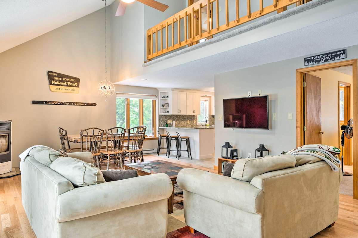 MountainView House in Campton Near Hiking! Evolve