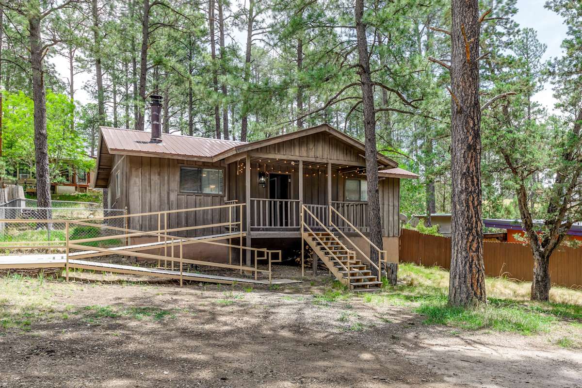 Serene Ruidoso Cabin w/ Fenced Yard Near Downtown! Evolve