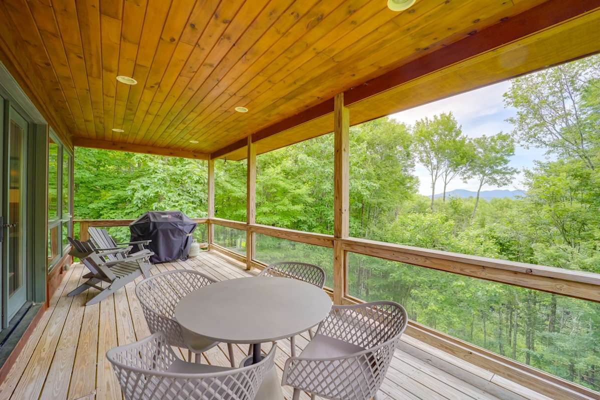 Banner Elk Vacation Rental Deck & Mountain Views! Evolve