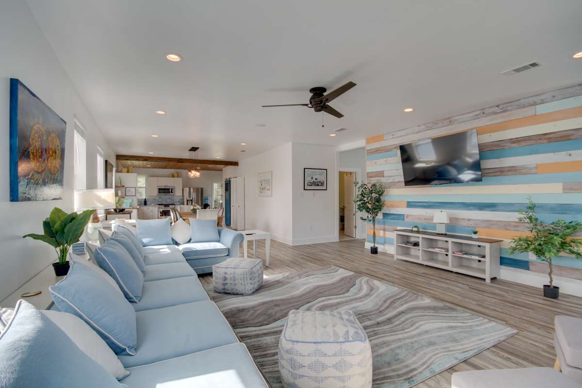 Sunny Waveland Home Rental w/ Pool Walk to Beach! Evolve