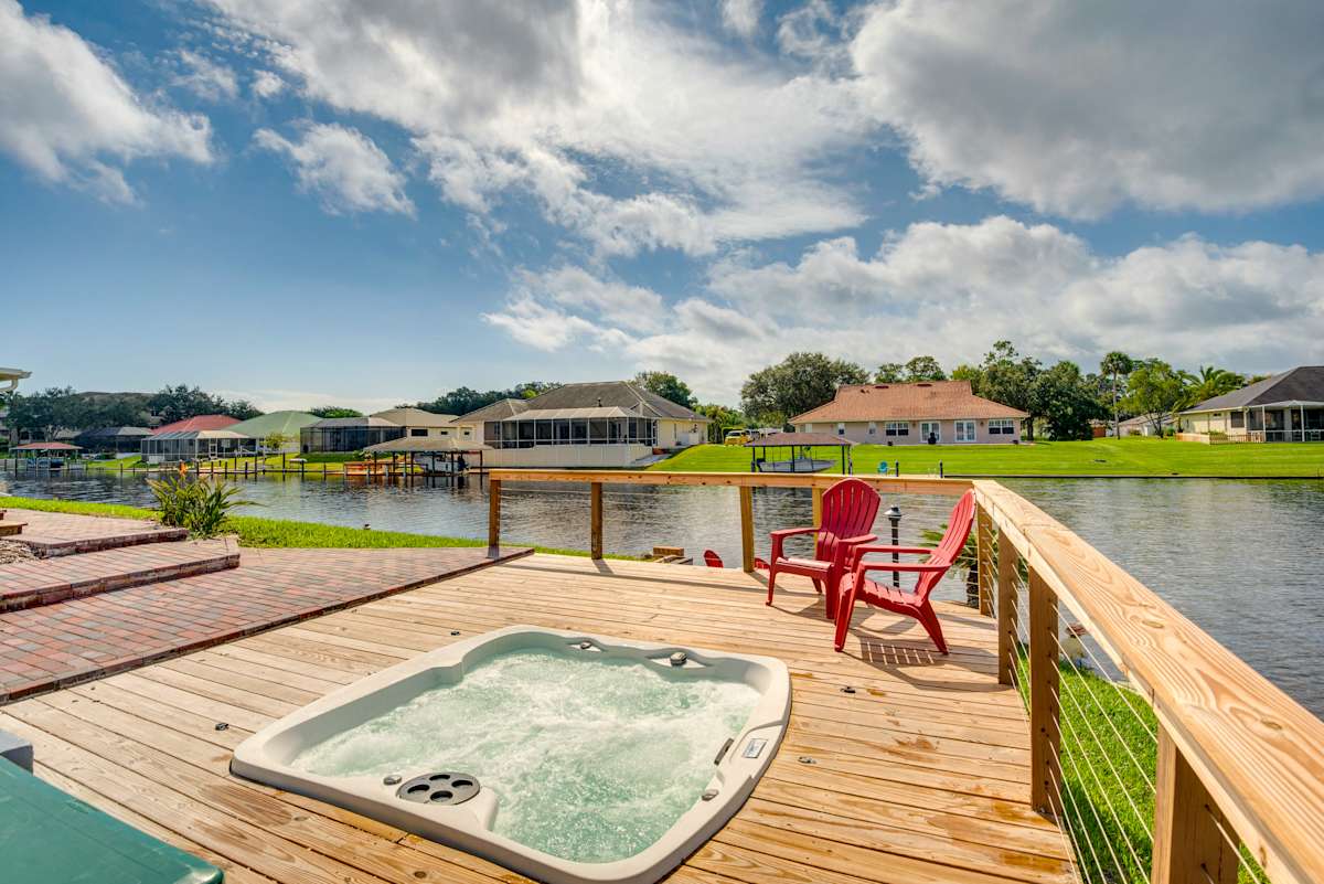 Coastal Gem w/ Private Boat Dock in Palm Coast!
