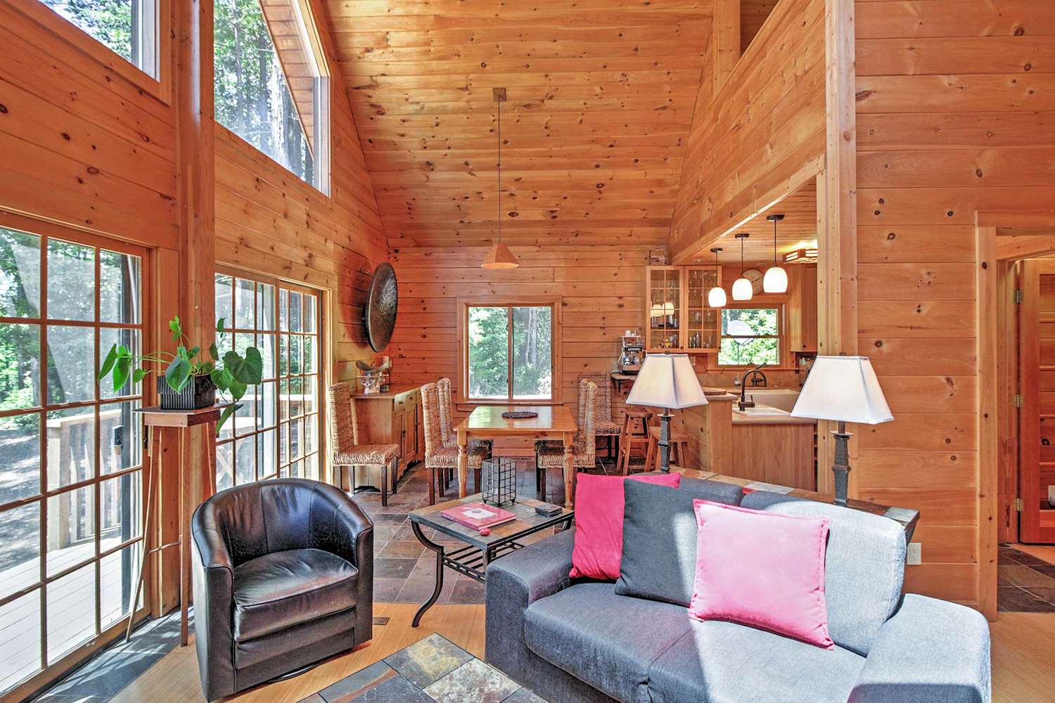 Rustic Log Retreat in Sonoma County on 1.58 Acres!