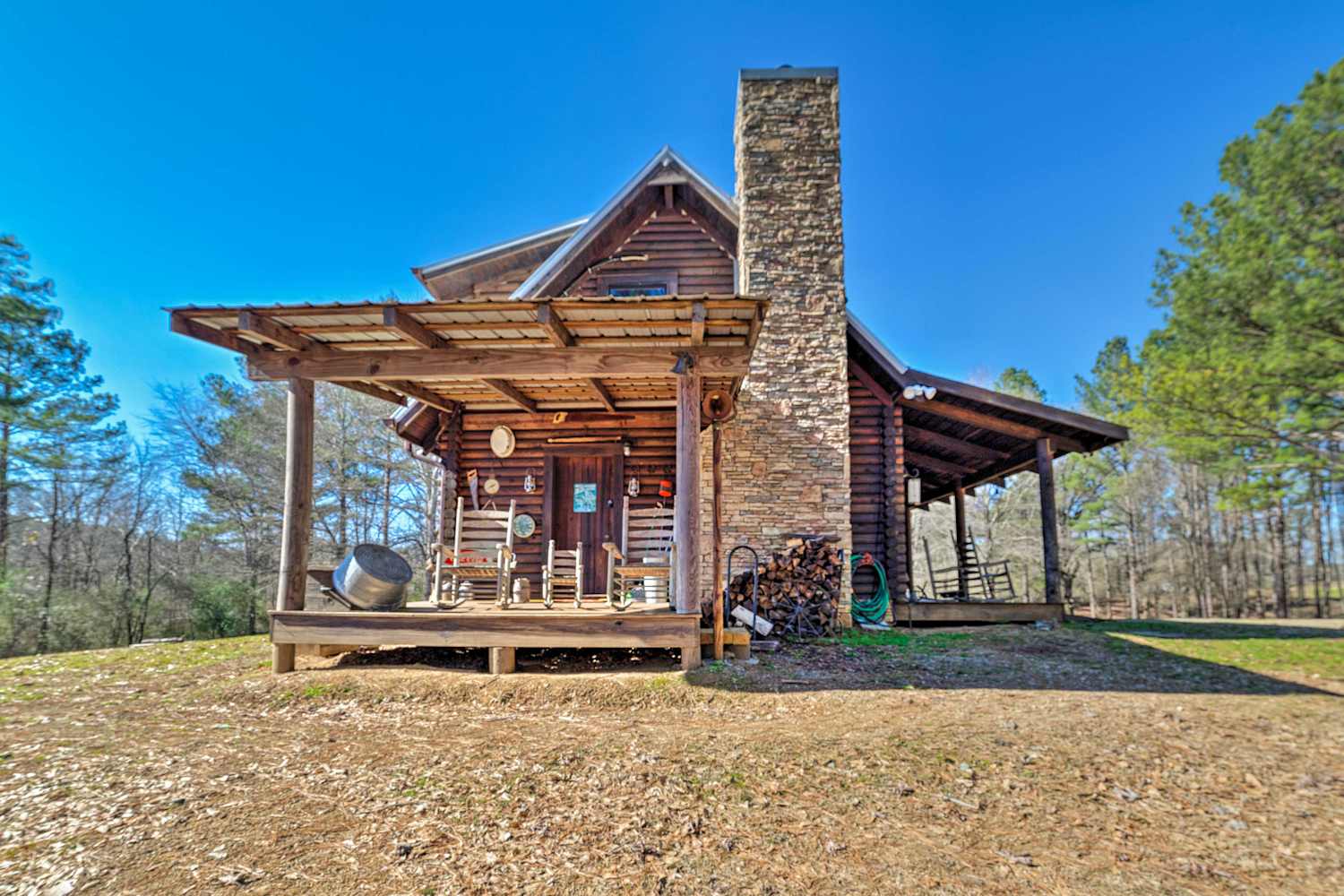 Secluded Cabin w/ Fishing Pond near Hunting!