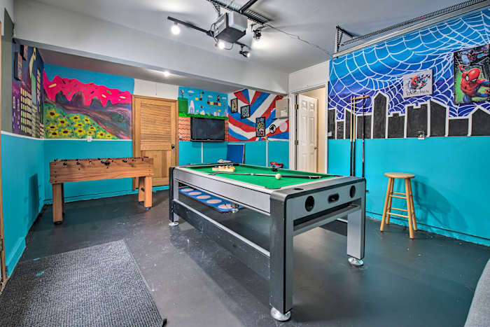 Lake Arrowhead Community Home Game Room Fire Pit Evolve