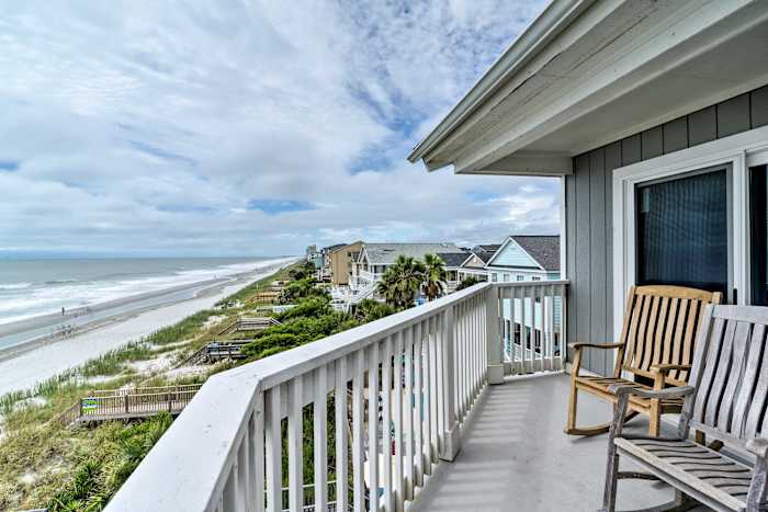 Oceanfront Surfside Beach Condo Steps To Beach