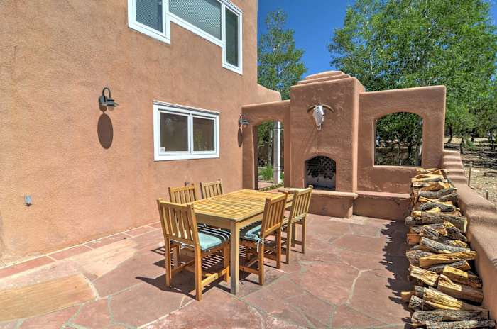 Custom Taos Home On 11 Acres W Outdoor Fire Pit