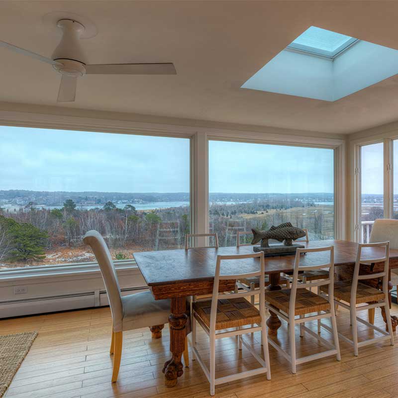 Ocean view from a vacation rental home in Cape Cod, Massachusetts