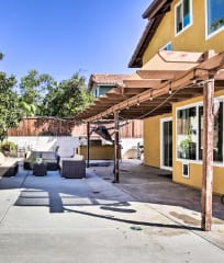 Pet-friendly vacation rental backyard near San Diego, California