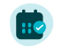 Small blue calendar icon indicating nights booked