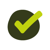 green check mark illustration