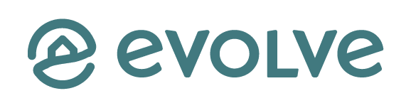 the logo for Evolve