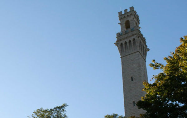 Pilgrim monument in Provincetown, Massachusetts