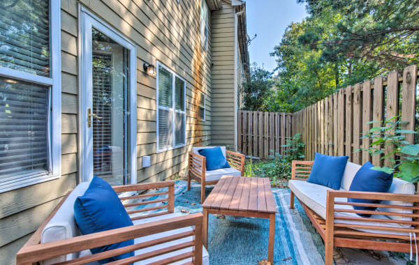 Home with fenced-in backyard in Atlanta, GA, perfect for a pet-friendly vacation