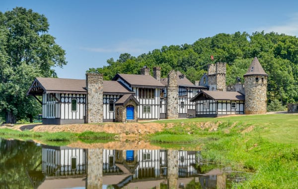 Medieval style castle in Saint Mary, MO