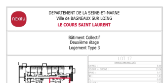 Image 2 - Appartement · Bagneaux Sur Loing (77167) · 3 pièces · 67m²